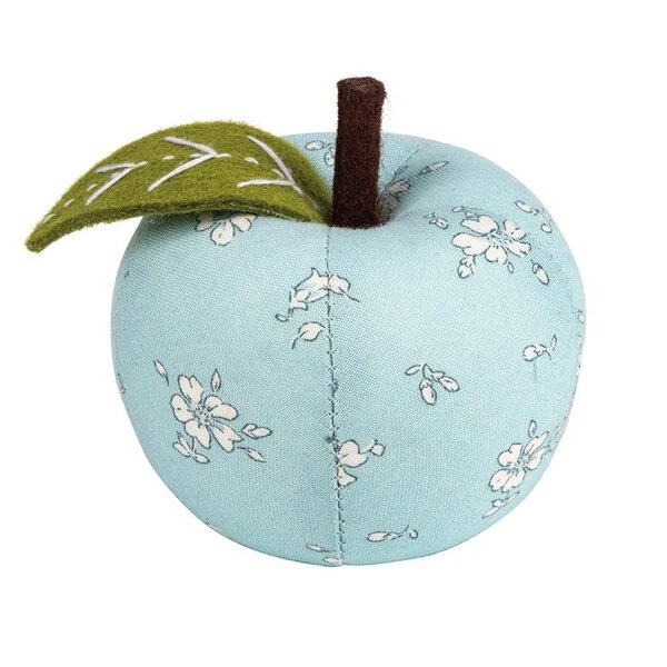 Liberty Fabrics Apple Pin Cushion Field Rose 1 Liberty Fabrics Apple Pin Cushion Field Rose