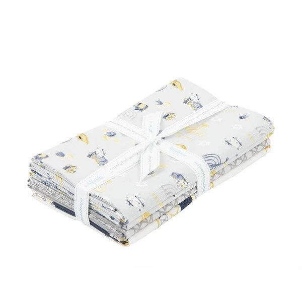 Hanukkah Nights 1-Yard Bundle Gray 1 Hanukkah Nights 1-Yard Bundle Gray