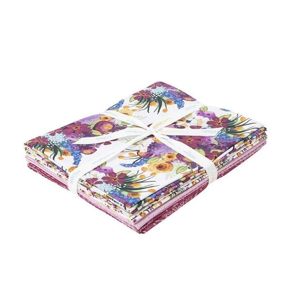 Floralicious 1-Yard Bundle White 1 Floralicious 1-Yard Bundle White