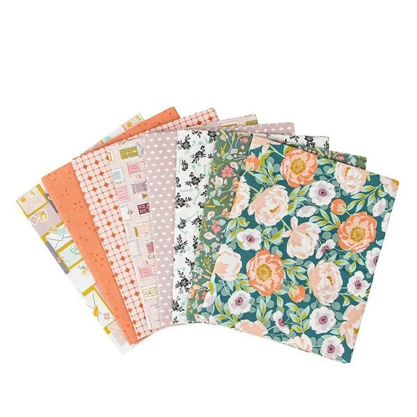 Blossom Lane 1-Yard Bundle Ocean 2 Blossom Lane 1-Yard Bundle Ocean - Image 2