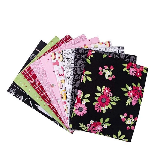 Flour & Flower 1-Yard Bundle Black 2 Flour & Flower 1-Yard Bundle Black - Image 2