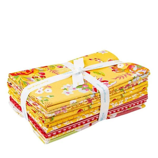 Picnic Florals 1-Yard Bundle Yellow 1 Picnic Florals 1-Yard Bundle Yellow