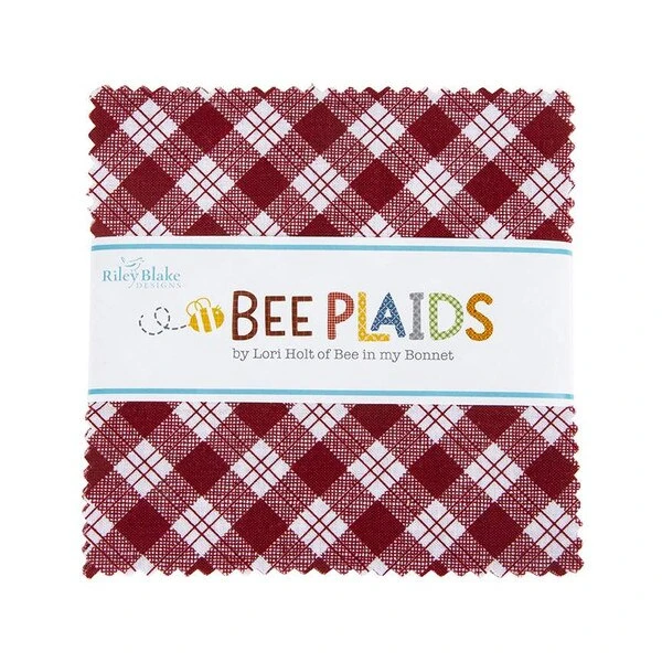 Bee Plaids 5" Stacker 1 Bee Plaids 5" Stacker