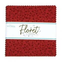 Floret Red 5" Stacker