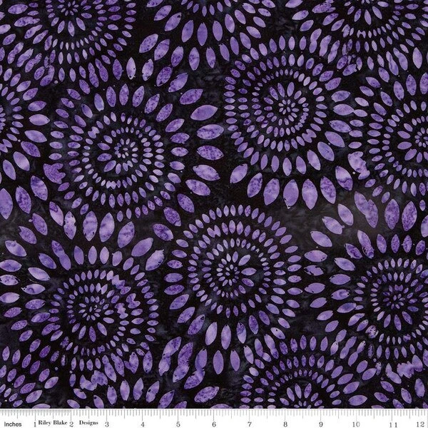 Expressions Batiks Dahlias Grape Coal 1 Expressions Batiks Dahlias Grape Coal