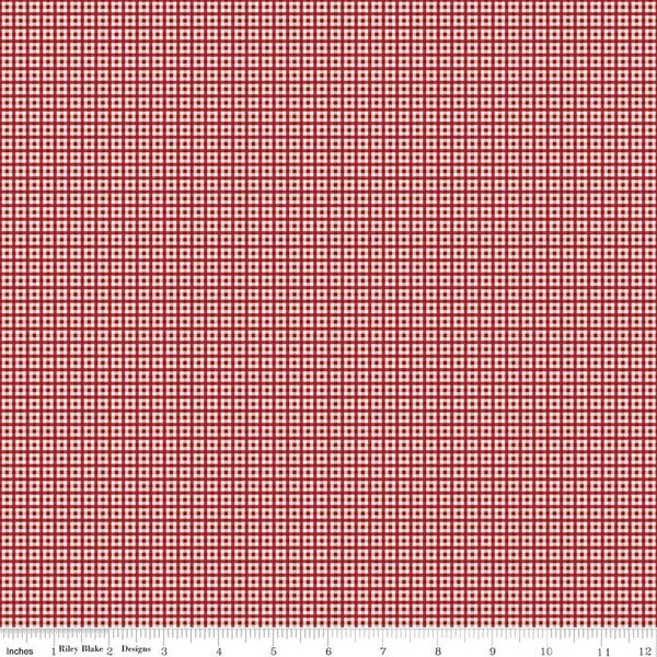 Bee Plaids Harvest Barn Red 1 Bee Plaids Harvest Barn Red