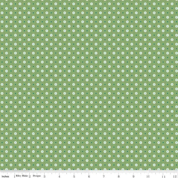 Bee Dots Vera Basil 1 Bee Dots Vera Basil