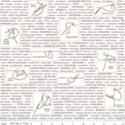 Bee Backgrounds Handmade Gray