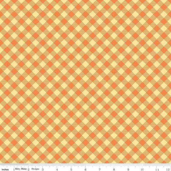 Bee Basics Gingham Orange 1 Bee Basics Gingham Orange