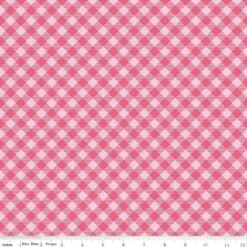 Bee Basics Gingham Raspberry