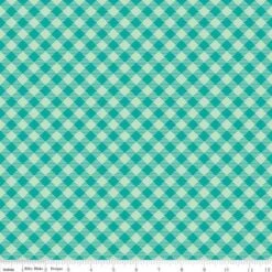 Bee Basics Gingham Teal