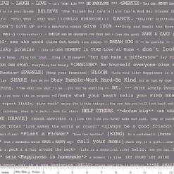 Bee Basics Happy Text Gray