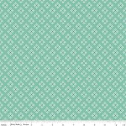 Bee Basics Stitched Flower Teal
