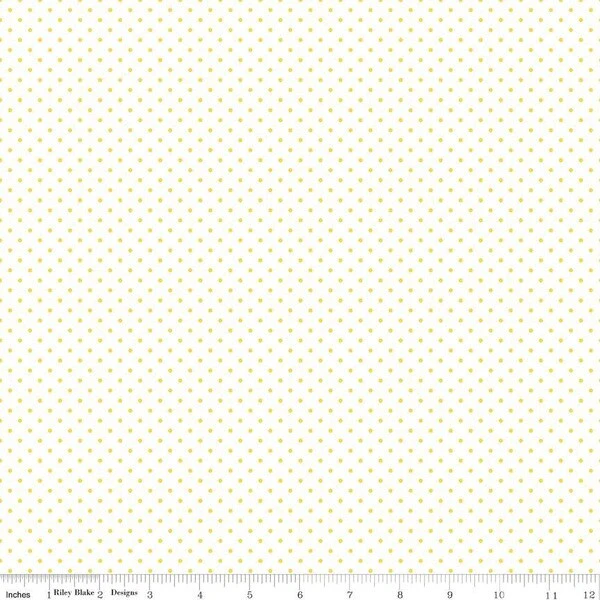 Swiss Dot On White Yellow 1 Swiss Dot On White Yellow