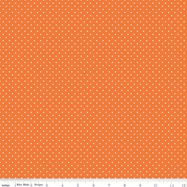 Swiss Dot Orange 1 Swiss Dot Orange
