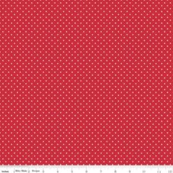 Swiss Dot Red
