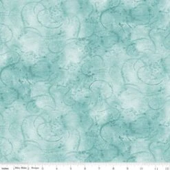 Painter's Watercolor Swirl Aqua