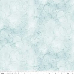 Painter's Watercolor Swirl Bleached Denim