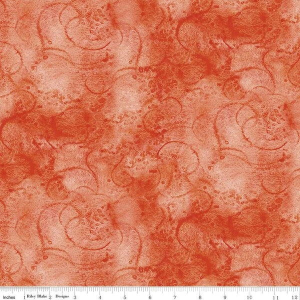 Painter's Watercolor Swirl Coral 1 Painter's Watercolor Swirl Coral
