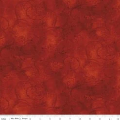 Painter's Watercolor Swirl Dark Red