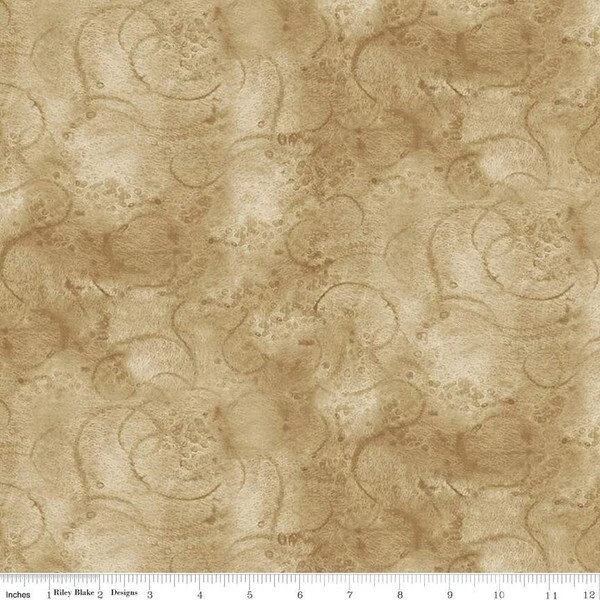 Painter's Watercolor Swirl Khaki 1 Painter's Watercolor Swirl Khaki