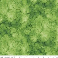 Painter's Watercolor Swirl Medium Green