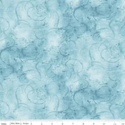 Painter's Watercolor Swirl Turquoise