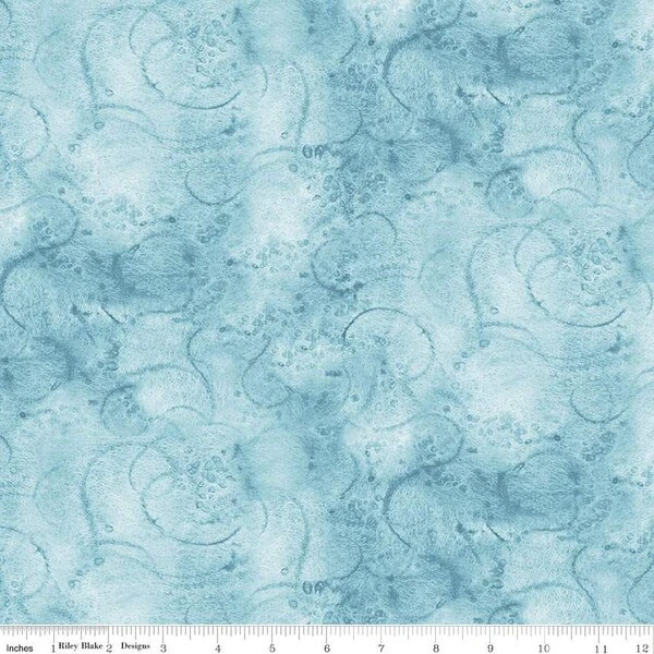 Painter's Watercolor Swirl Turquoise 1 Painter's Watercolor Swirl Turquoise