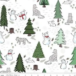 Flannel Snow Leopard Main Cloud