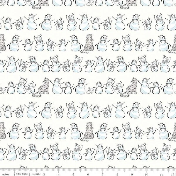 Flannel Snow Leopard Snowmen Rows Cloud 1 Flannel Snow Leopard Snowmen Rows Cloud