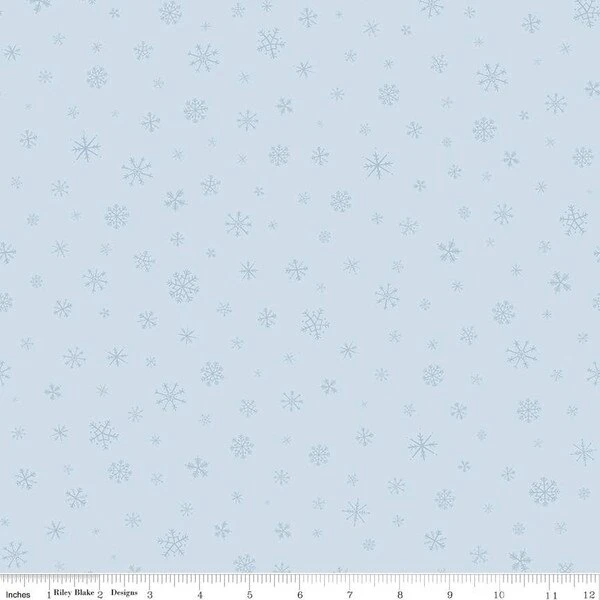 Flannel Snow Leopard Snowflakes Ice Blue 1 Flannel Snow Leopard Snowflakes Ice Blue