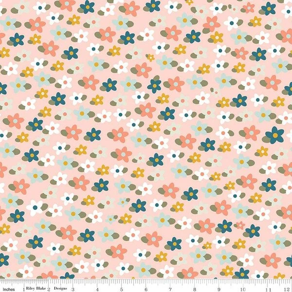 Flannel Make A Pretty Life Floral Blush 1 Flannel Make A Pretty Life Floral Blush