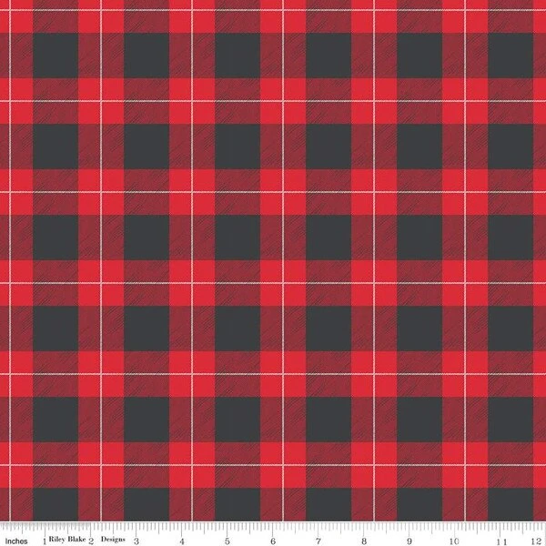 Flannel Adventure Plaid Red 1 Flannel Adventure Plaid Red