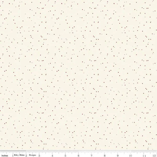 Flannel Snow Dots Cream 1 Flannel Snow Dots Cream