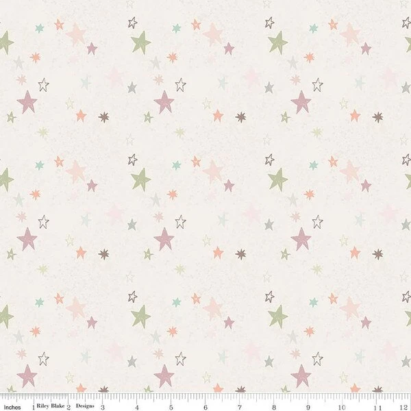 Flannel Safari Stargazing Girl Stars Multi 1 Flannel Safari Stargazing Girl Stars Multi