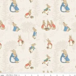 Flannel The Tale Of Peter Rabbit Main Cream