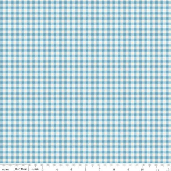 Flannel The Tale Of Peter Rabbit Gingham Blue 1 Flannel The Tale Of Peter Rabbit Gingham Blue