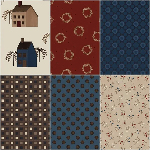 Huckleberry Saltbox Flat Fold Bundle 1 Huckleberry Saltbox Flat Fold Bundle