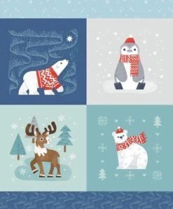 Flannel Northern Lights Panel