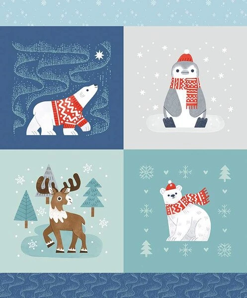 Flannel Northern Lights Panel 1 Flannel Northern Lights Panel