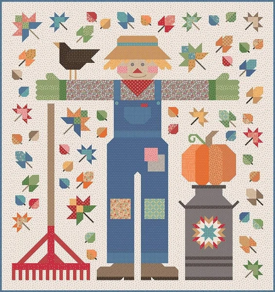 It's Sew Emma The Quilted Scarecrow Quilt Pattern 3 It's Sew Emma The Quilted Scarecrow Quilt Pattern - Image 3