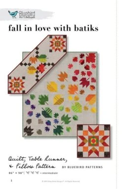 Bluebird Patterns Fall In Love With Batiks Pattern