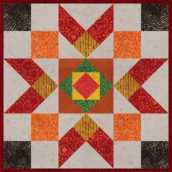 Bluebird Patterns Fall In Love With Batiks Pattern 4 Bluebird Patterns Fall In Love With Batiks Pattern - Image 4