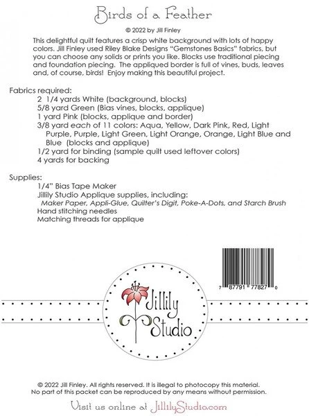 Jill Finley Birds Of A Feather Quilt Pattern 2 Jill Finley Birds Of A Feather Quilt Pattern - Image 2