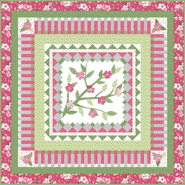 Jillily Studio Blooming Branches Quilt Pattern 1 Jillily Studio Blooming Branches Quilt Pattern