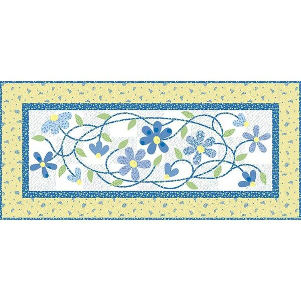 Jillily Studio Tangled Daisies Table Runner Pattern 1 Jillily Studio Tangled Daisies Table Runner Pattern