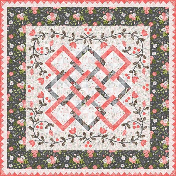 Jillily Studio Trellis Quilt Pattern 1 Jillily Studio Trellis Quilt Pattern