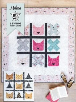 Melissa Mortenson Tic-Tac-Cat Quilt Pattern