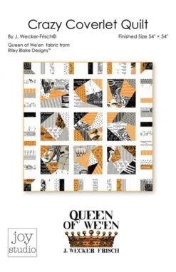 J. Wecker Frisch Crazy Coverlet Quilt Pattern
