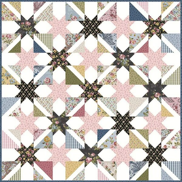 Gerri Robinson Midnight Garden Quilt Pattern 3 Gerri Robinson Midnight Garden Quilt Pattern - Image 3